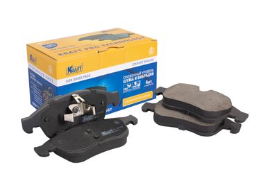 KRAFT KT 091419 Колодки дисковые передние (с антишумовой накладкой) для а/м Renault Duster (10-) - 5