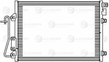 Luzar LRAC 0926 Радиатор кондиционера - 1