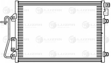 Luzar LRAC 0926 Радиатор кондиционера - 3