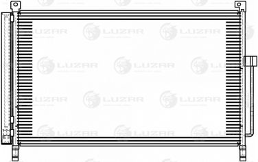 Luzar LRAC 1412 Радиатор кондиционера - 3