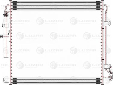 Luzar LRAC 10159 Радиатор кондиционера - 3