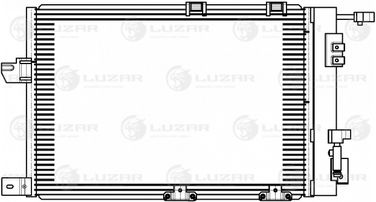 Luzar LRAC 2128 Радиатор кондиционера  - 3