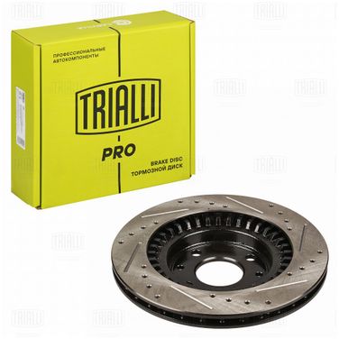 Trialli DF 0142s Диск тормозной | перед | - 2