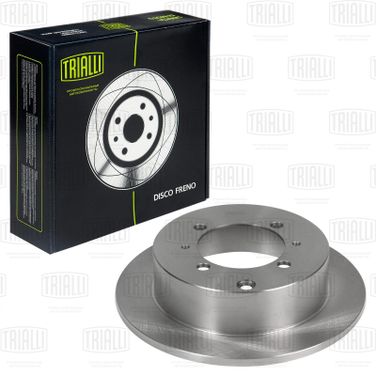 Trialli DF 117202 Диск тормозной | зад | - 1
