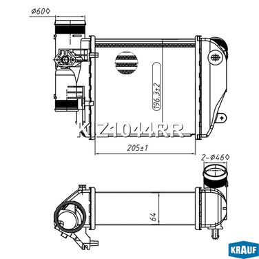 Krauf KIZ1044RR Интеркулер - 6