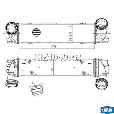 Krauf KIZ1049RR Интеркулер - 4