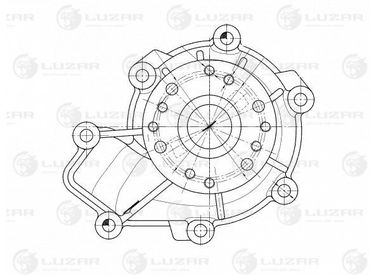 Luzar LWP 17220 Насос водяной - 1