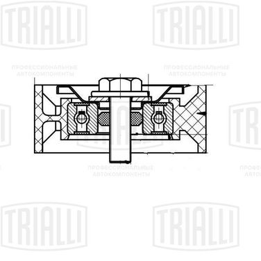 Trialli CM 5119 Ролик привод. ремня - 1