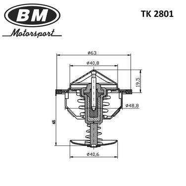 BM TK 2801 Термостат (+87°c) - 2