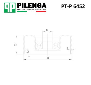 Pilenga PT-P 6452 Ролик натяжителя ремня - 2
