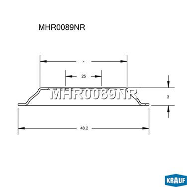 Krauf MHR0089NR Тепловой экран турбокомпрессора - 2