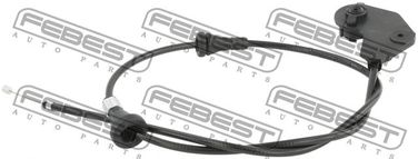 Febest 19101-E46 Трос открывания замка капота - 1