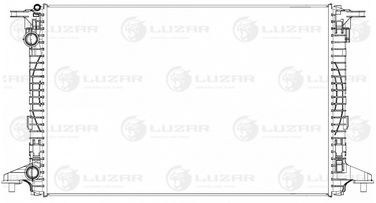 Luzar LRc 1830 Радиатор охл. для а/м Audi A4 (15-)/a5 (16-) 1.4t/2.0t/2.0td M/A (LRc 1830) - 1