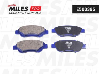 Miles E500395 Колодки тормозные citroen c1/peugeot 107/toyota aygo 1.0/1.4d 05- передние Ceramic - 2