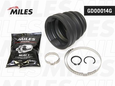 Miles GD00014G Пыльник ШРУСа nissan qashqai i/x-trail T31 2.0 07- внутр. пер. (со смазкой) - 2
