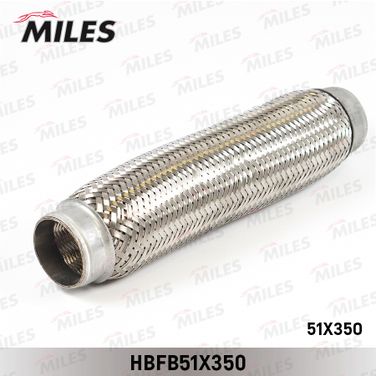 Miles HBFB51X350 Труба гофрированная с внутренним плетением 51x350 - 1