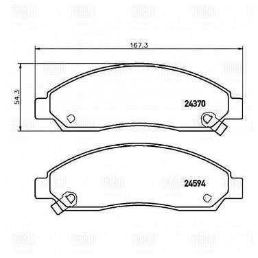 Trialli PF 4236 Колодки тормозные дисковые | перед | - 4