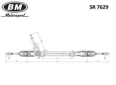 BM SR 7629 Рейка рулевая - 2