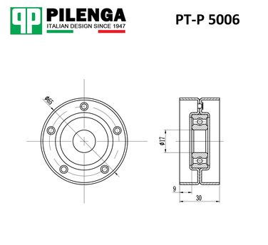 Pilenga PT-P 5006 Шкив натяжителя ремня приводного - 2