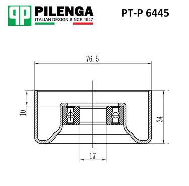 Pilenga PT-P 6445 Ролик натяжителя ремня - 2