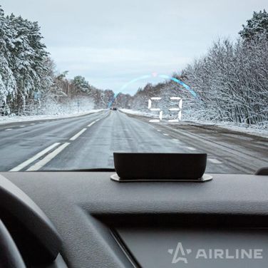 AIRLINE ALAA003 Дисплей проекционный hud, проектор скорости (спидометр) на лобовое стекло - 4