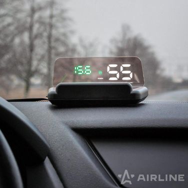 AIRLINE ALAA001 Дисплей проекционный hud, спидометр с встроенным прямоугольным экраном - 3