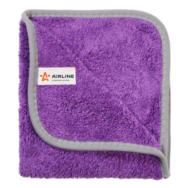 AIRLINE ABDN010 Салфетка из микрофибры длинный ворс фиолетовая (40*60 см) - 2