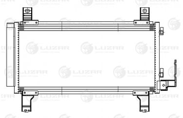 Luzar LRAC 2510 Радиатор кондиц. для а/м Mazda 6 (02-) - 1