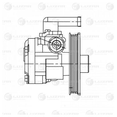 Luzar LPS 0803 Насос ГУР для а/м Hyundai Tucson (04-)/Kia Sportage (04-) 2.0i () - 1