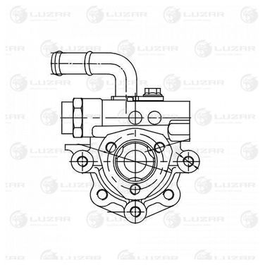 Luzar LPS 1804 Насос ГУР для а/м VW Transporter (03-)/Caravelle (03-) 1.9d/2.0d - 4