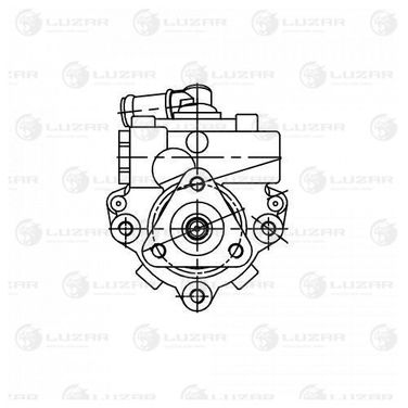 Luzar LPS 0301 Насос ГУР для а/м ГАЗель Бизнес Cummins isf2.8 - 1
