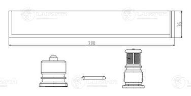 Luzar LCD 1901 Осушитель конд. для а/м Toyota/Lexus/Suzuki (с фильтром-сеткой и крышкой с прокладками) () - 3