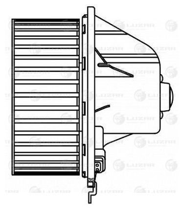 Luzar LFh 1805 Э/вентилятор отоп. для а/м VW Transporter T4 (90-) a/c- () - 1