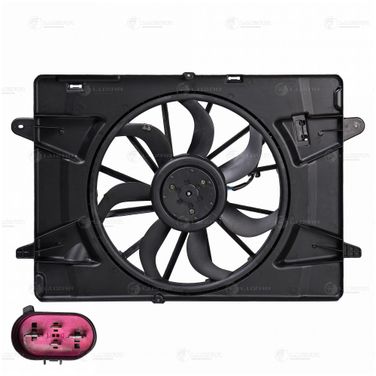 Luzar LFK 3009 Э/вентилятор охл. для а/м Haval F7/F7x (19-) 1.5t/2.0t (с кожухом) - 1