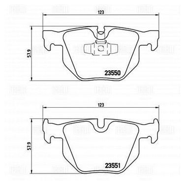 Trialli PF 4016 Колодки тормозные дисковые | перед | - 2
