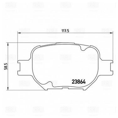 Trialli PF 4338 Колодки тормозные дисковые | перед | - 4