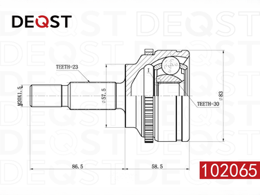 Deqst 102065 Шрус наружний - 1