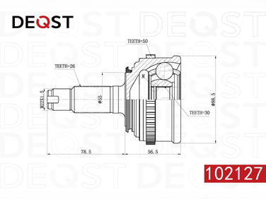 Deqst 102127 Шрус наружний - 1
