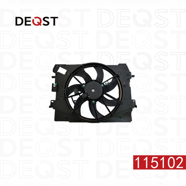 Deqst 115102 Вентилятор охлаждения renault logan II 10,13- - 2