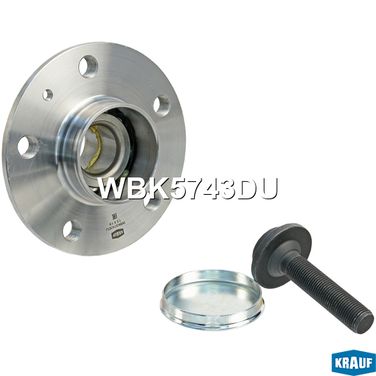 Krauf WBK5743DU Ступица в сборе audi [задн, abs, Kit] A4 b8(8k2,8k5)b9(8w2,8wc,8w5,8wd)/ A5 b8(8t3,8f7,8ta)b9(f53,f5a,f57)/ A6 c7(4g2, 4gc) - 1