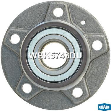 Krauf WBK5743DU Ступица в сборе audi [задн, abs, Kit] A4 b8(8k2,8k5)b9(8w2,8wc,8w5,8wd)/ A5 b8(8t3,8f7,8ta)b9(f53,f5a,f57)/ A6 c7(4g2, 4gc) - 3