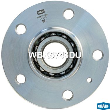Krauf WBK5743DU Ступица в сборе audi [задн, abs, Kit] A4 b8(8k2,8k5)b9(8w2,8wc,8w5,8wd)/ A5 b8(8t3,8f7,8ta)b9(f53,f5a,f57)/ A6 c7(4g2, 4gc) - 4