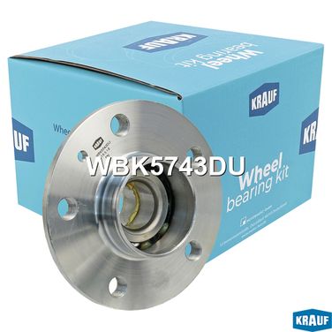 Krauf WBK5743DU Ступица в сборе audi [задн, abs, Kit] A4 b8(8k2,8k5)b9(8w2,8wc,8w5,8wd)/ A5 b8(8t3,8f7,8ta)b9(f53,f5a,f57)/ A6 c7(4g2, 4gc) - 7