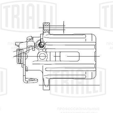 Trialli CF 182557 Суппорт торм. для а/м Audi A4 (00-) зад. лев. d=38 | зад лев | - 1