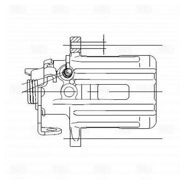 Trialli CF 182557 Суппорт торм. для а/м Audi A4 (00-) зад. лев. d=38 | зад лев | - 4
