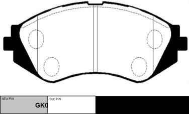 CTR GK0433 / ckkd-5 Колодки тормозные дисковые | перед | - 1