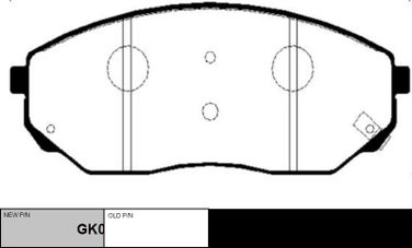 CTR GK0524 / ckkk-18 Колодки тормозные дисковые | перед | - 1