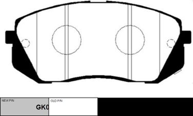 CTR GK0547 / ckkk-41 Колодки тормозные дисковые | перед | - 1