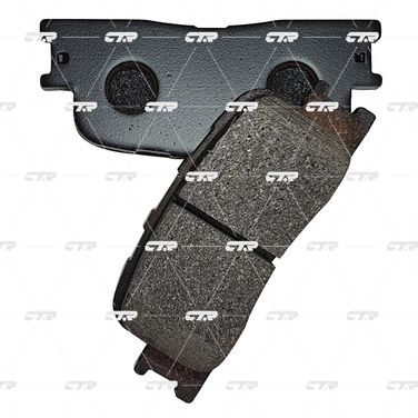 CTR GK1057 / ckt-43 Колодки тормозные дисковые | зад | - 2