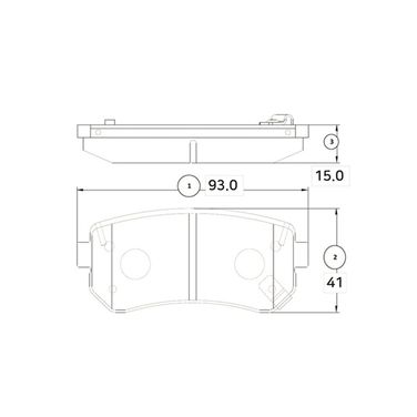 CTR GK1371 / ckkh-56 Колодки тормозные дисковые | зад | - 2